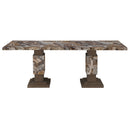 D12DT - 9 Piece Dining Room Set (Dining Table With 8 Dining Chairs) - Dark Brown