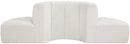 Arc - Boucle Fabric 4 Piece Modular Sofa