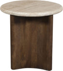 Pietra - Travertine And Mango Wood Table