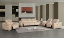 2679 - Power Reclining Sofa, Console Loveseat & Chair Set In Genuine Leather (6 Recliners)