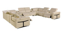1126 - 12-Piece U-Shaped Sectional Sofa In With 4 Power Recliners & Power Headrests