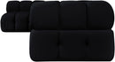 Orin - Velvet 5 Piece Modular Sectional