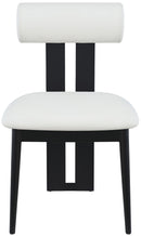 Dario - Faux Leather Dining Chair With Black Frame (Set of 2)