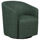 Mossbrook - Fabric Upholstered Swivel Accent Chair