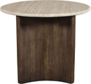 Pietra - Travertine And Mango Wood Dining Table