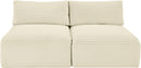 Shaggy - 2 Seat Modular Armless Sofa