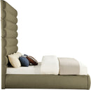 Adam - Boucle Fabric Bed With 89" Headboard