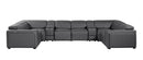 1224 - 8-Piece U-Shaped Sectional Sofa In With 4 Power Recliners & Power Headrest