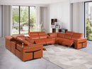 1126 - 10-Piece U-Shaped Sectional Sofa In With 4 Power Recliners & Power Headrests