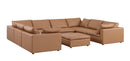 1100 - 9-Piece U-Shaped Sectional In Top-Grain Italian Leather