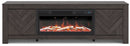 Cayboni - LG TV Stand With Fireplace Option