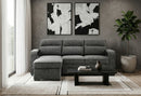 U2601 - Reversible Sofa Bed With Drop Down Table And Speaker - Dark Gray