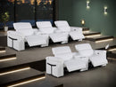 1126 - 8-Piece Modular Power Reclining Sofa & Loveseat Set In With 5 Power Recliners & Power Headrests