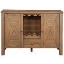 Pascaline - Server - Rustic Brown & Oak