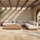 Solace - Olefin 5 Piece Outdoor Patio Modular Sectional