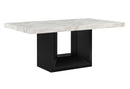 D02 - 7 Piece Dining Room Set (Dining Table And 6 Dining Chairs) - Black