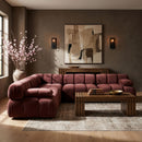 Orin - Velvet Fabric 5 Piece Modular Sectional