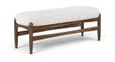 Briar - Faux Sheepskin Upholstered Bench