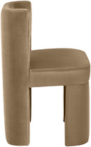 Zuno - Velvet Performance Fabric Upholstered Dining Chair (Set of 2)