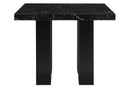 D04 - 7 Piece Dining Room Set (Black Bar Table And 6 Bar Stools) - Black