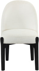 Torino - Upholstered Dining Chair With Brushed Black Base (Set of 2)