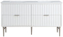Modernist - Bathroom Vanity With Chrome Legs