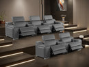 1116 - 8-Piece Modular Power Reclining Sofa, Loveseat & Chair Set In With 5 Power Recliners & Power Headrests
