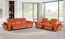 1224 - 6-Piece Modular Power Reclining Sofa And Console Loveseat Set In With 5 Power Recliners & Power Headrests