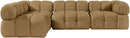 Orin - Fabric Velvet 4 Piece Modular Sectional