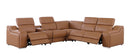 1116 - 6-Piece L-Shaped Sectional Sofa In With 3 Power Recliners & Power Headrests