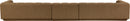 Modari - Sectional - Brown