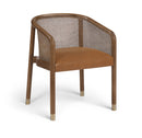 Sylvan - Vegan Leather Dining Chair (Set of 2) - Brown Frame