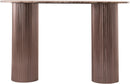 Cindra - Genuine Marble Top And Iron Base Console Table