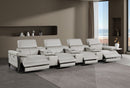 1246 - Modular Power Triple Reclining Triple Console Sofa With Power Reclining Headrests