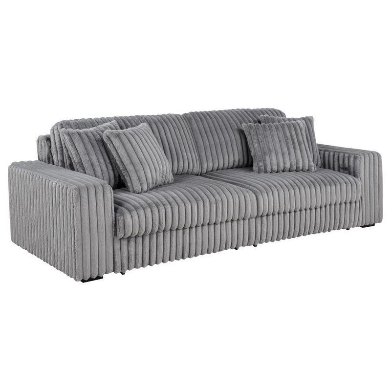 Jacana - Corduroy Upholstered Dual Power Chaise Sofa