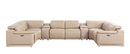 2679 - 8-Piece U-Shaped Power Reclining Sectional In Genuine Leather (4 Recliner)