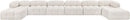 Ames - 8 Piece Fabric Modular Sectional