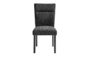 D2502 - 7 Piece Dining Room Set (Table And 6 Chairs) - Black