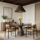 Serava - Vegan Leather Upholstered Dining Chair (Set of 2) - Tan