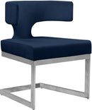 Alexandra - Dining Chair with Chrome Legs