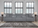 ModMax II - Salt And Pepper - Reclining Sectional