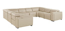 1224 - 8-Piece U-Shaped Sectional Sofa In With 4 Power Recliners & Power Headrests