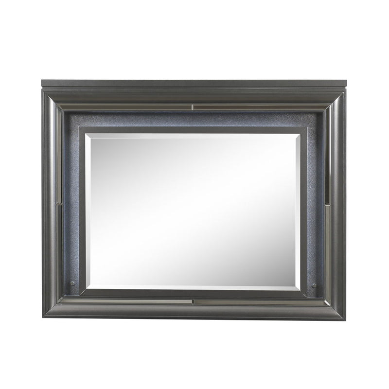Sawyer - Mirror With LED - Metallic Gray
