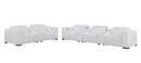 1208 - Modular Leather Sofa Loveseat With 6 Recliners And Power Headrests