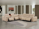 2679 - 7-Piece L-Shaped Power Reclining Sectional In Genuine Leather (4 Recliners)