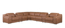 1116 - 8-Piece L-Shaped Sectional Sofa In With 4 Power Recliners & Power Headrests