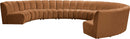 Infinity - 9 Piece Modular Sectional - Saddle