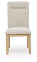 Lasinger - Dining Upholstered Side Chair (Set of 2) - Light Brown