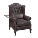 Pino - Accent Chair - Vintage Brown Top Grain Leather