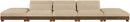 Turin - Chenille Fabric Upholstered Modular Sectional - Beige